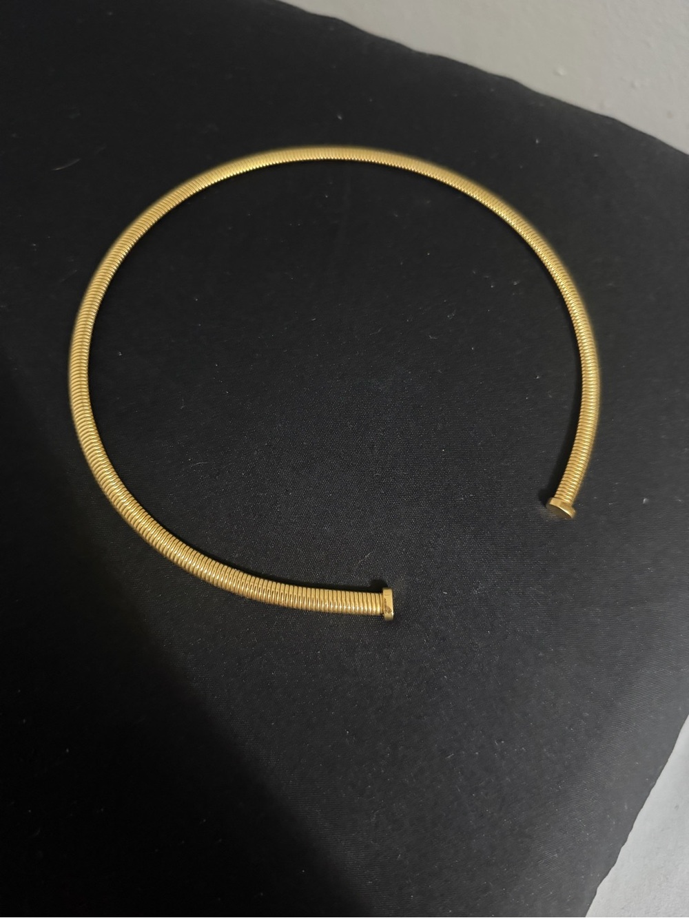 & Other Stories Gold Coil Open Choker Necklace